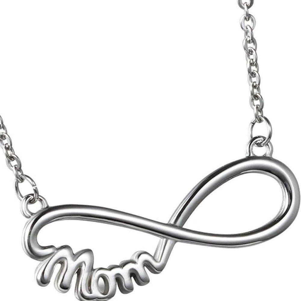 Designer 925 Sterling Silver Mom Infinity Necklace Size ONE SIZE - 4 Thumbnail