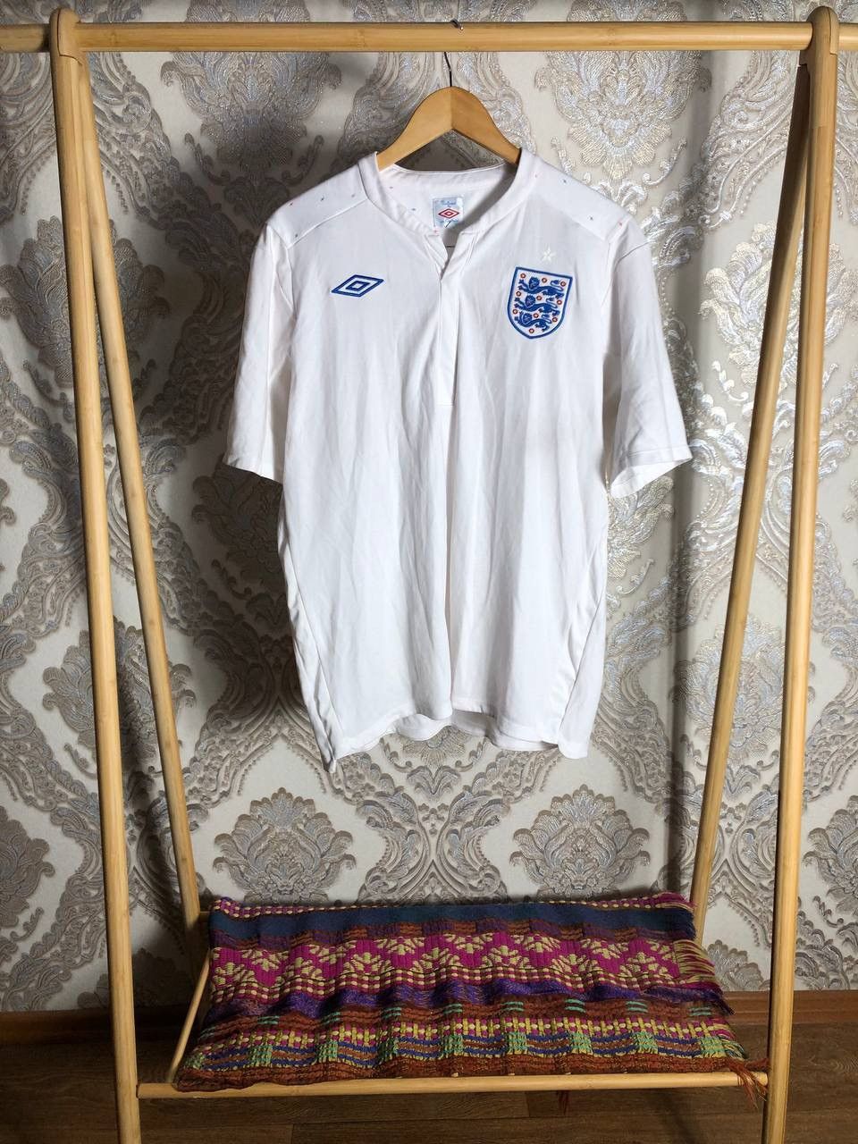 Umbro VINTAGE UMBRO ENGLAND RETRO SOCCER JERSEY MANCHESTER Y2K 90s Size US L / EU 52-54 / 3 - 1 Thumbnail