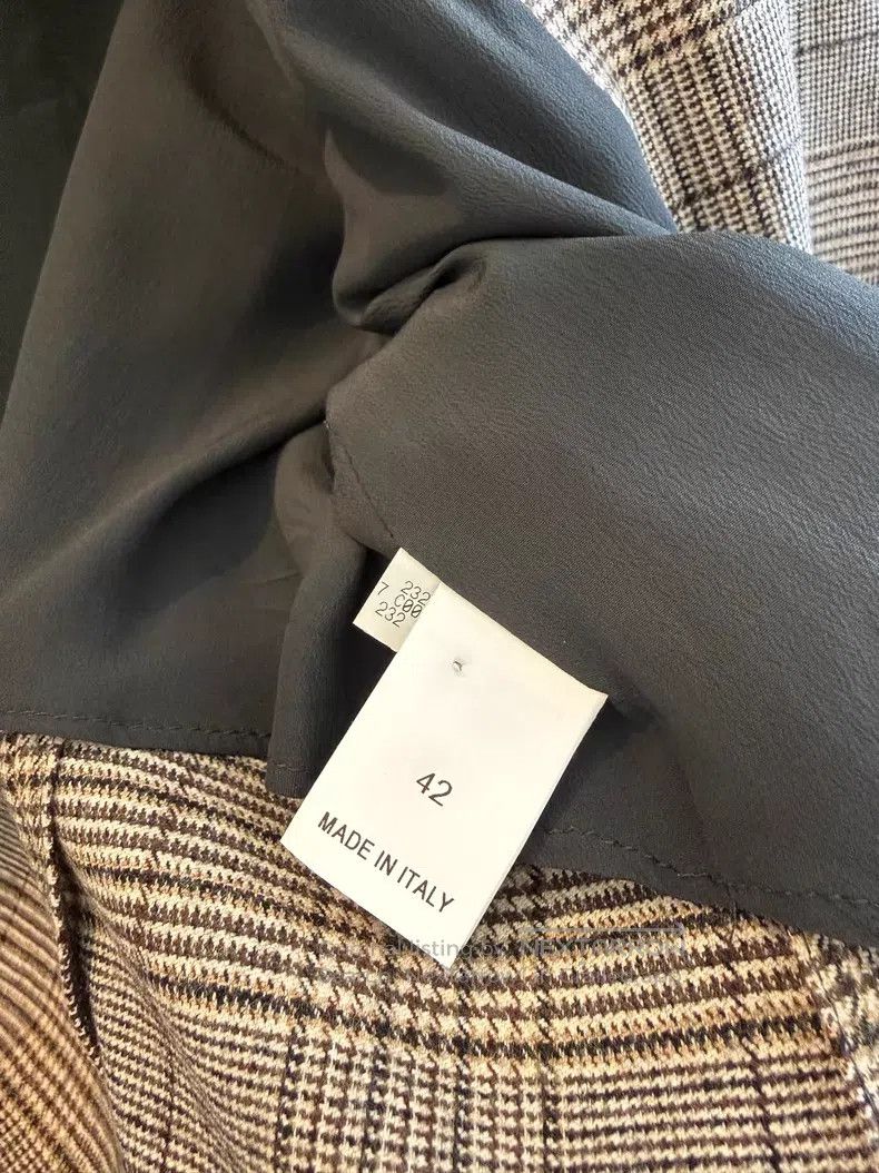 Brunello Cucinelli Brunello Cucinelli Plaid Blazer Size S / US 4 / IT 40 - 6 Thumbnail
