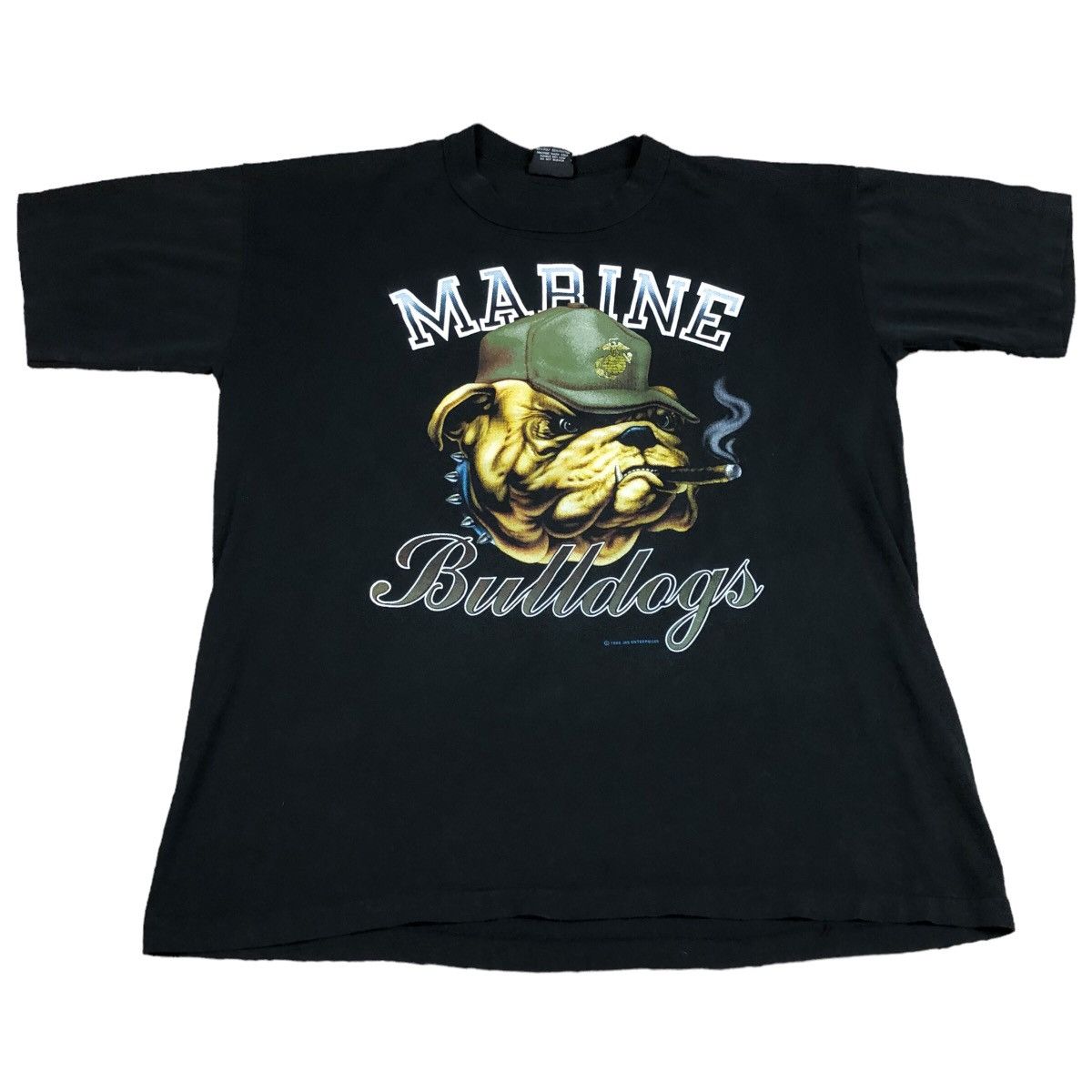Rothco × Vintage Rothco 1989 Marine Bulldogs Military Logo Shirt Adult XL Size US XL / EU 56 / 4 - 1 Thumbnail