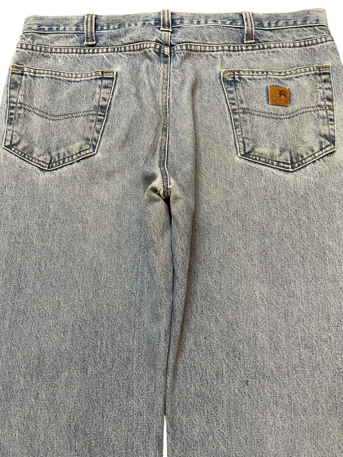 Carhartt Vintage Carhatt Mud Faded Wash Distress Baggy Jeans Size US 38 / EU 54 - 4 Thumbnail