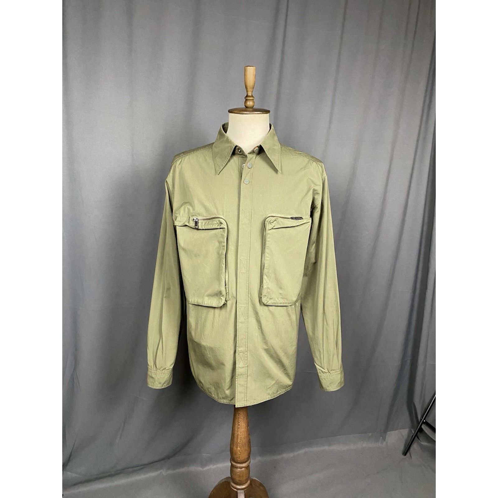 Dolce & Gabbana MINT! Dolce&Gabbana Green Khaki Multipocket Army Military Sh Size US L / EU 52-54 / 3 - 2 Thumbnail