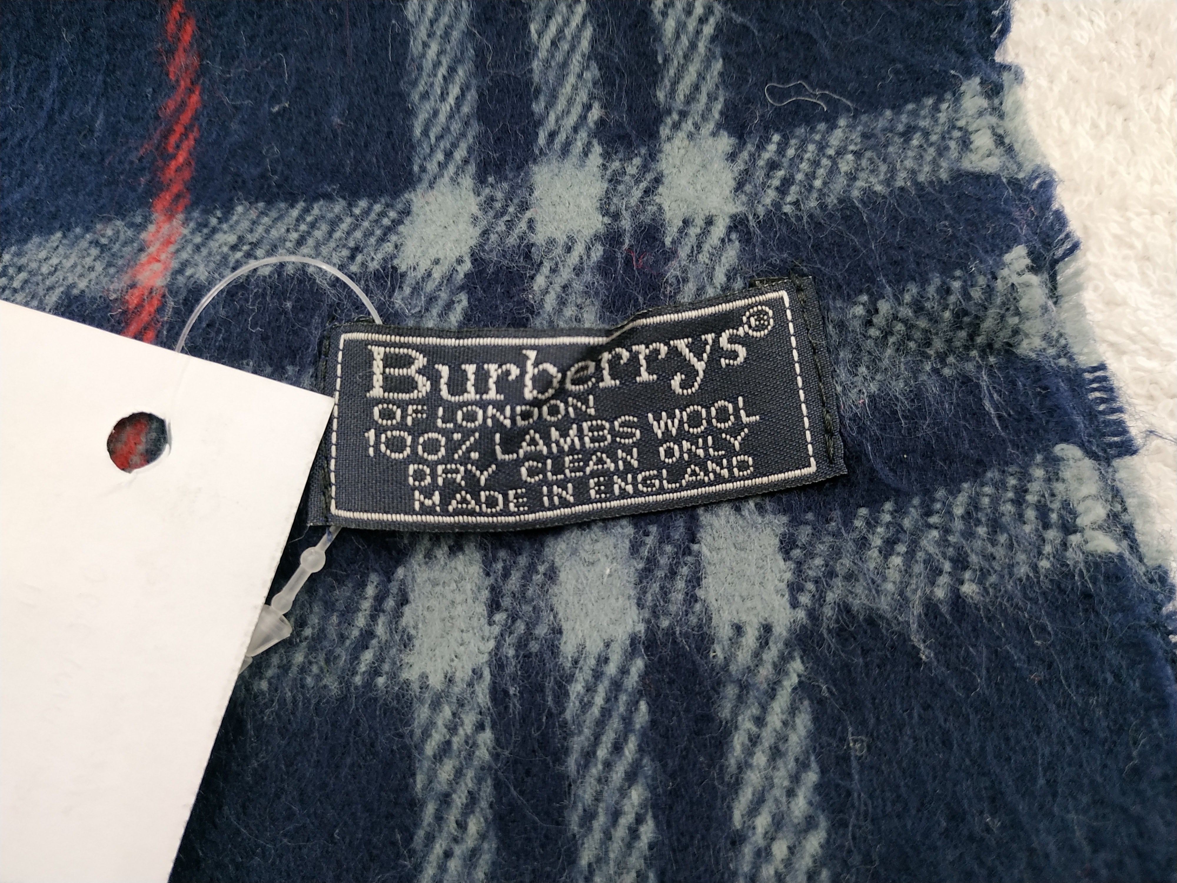 Burberry × Vintage Burberry Scarf / Muffler / Neckwear - WW220 Size ONE SIZE - 6 Thumbnail