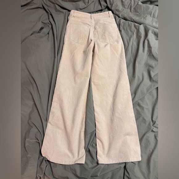Divided Divided Cream Flare Corduroy Jeans Size 30" / US 8 / IT 44 - 2 Thumbnail