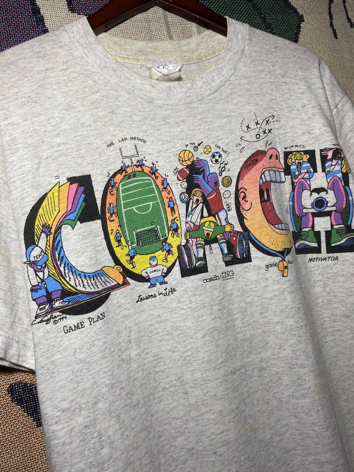Designer × Vintage Coach Vintage Tees Art Game Plan 1994 Size US M / EU 48-50 / 2 - 3 Thumbnail