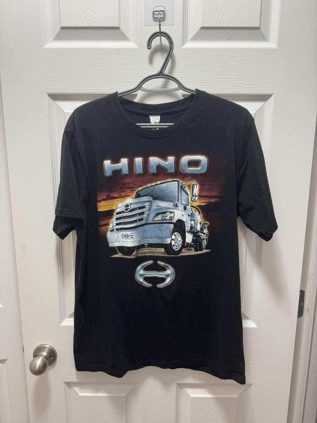 Vintage HINO Vintage Trucker Shirt Graphic Tractor Trailer Size US L / EU 52-54 / 3 - 1 Thumbnail