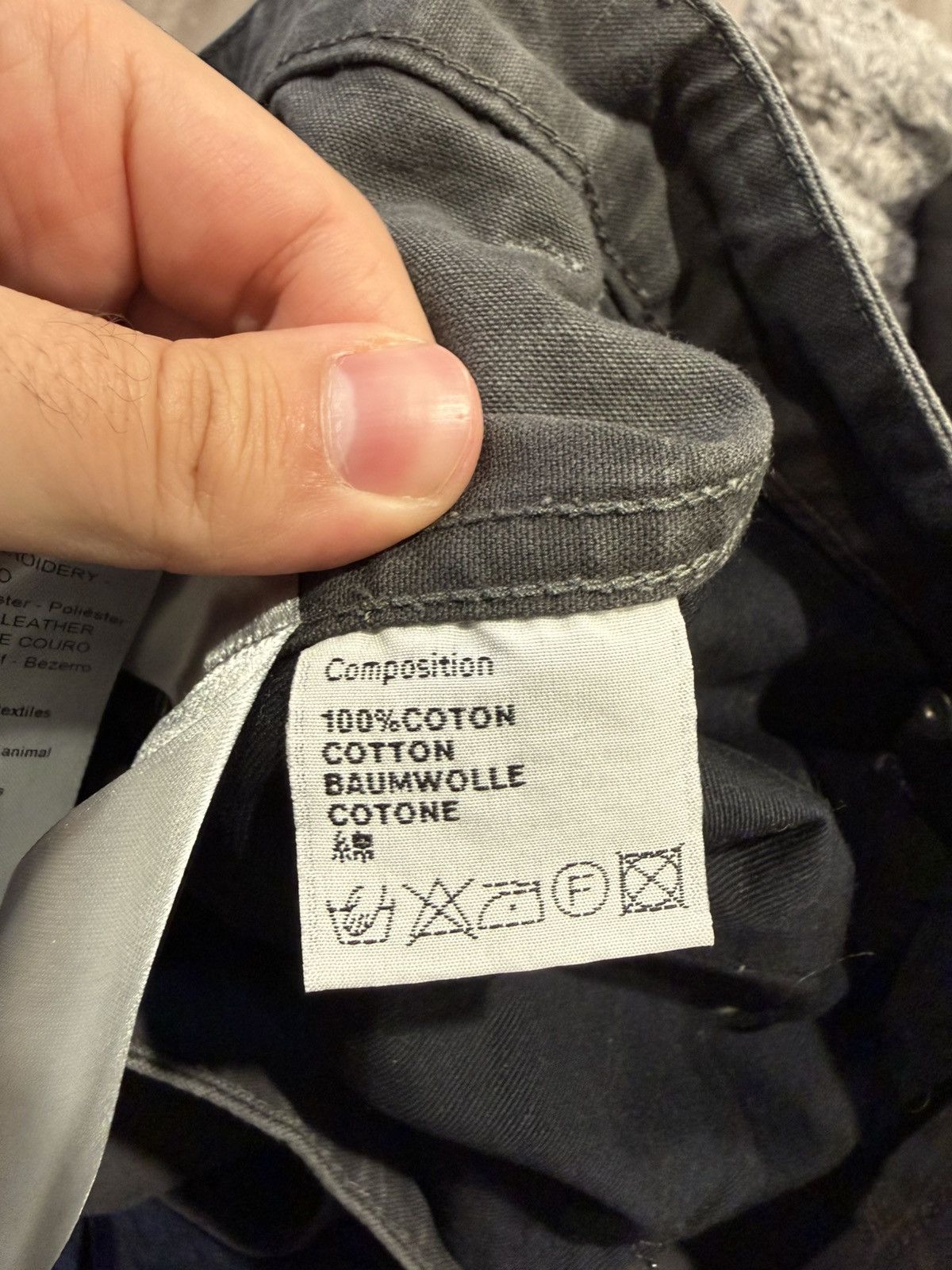 Dior Dior Black Grey Couture Carpenter Pants Size US 33 - 7 Thumbnail