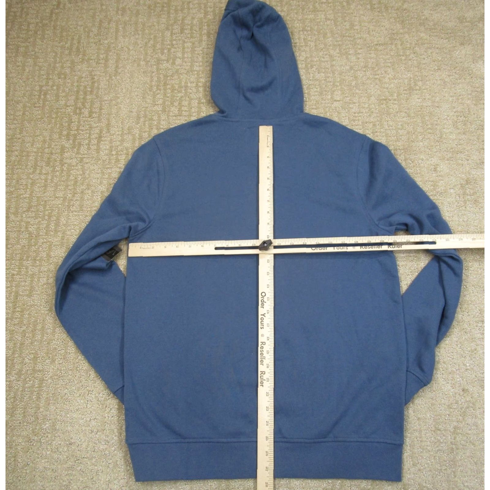 Fox Racing Fox Hoodie Men Medium Blue Graphic Print Pullover Sweatshirt Knit Logo All Seasons Hooded Pockets M Mens Size US M / EU 48-50 / 2 - 5 Thumbnail