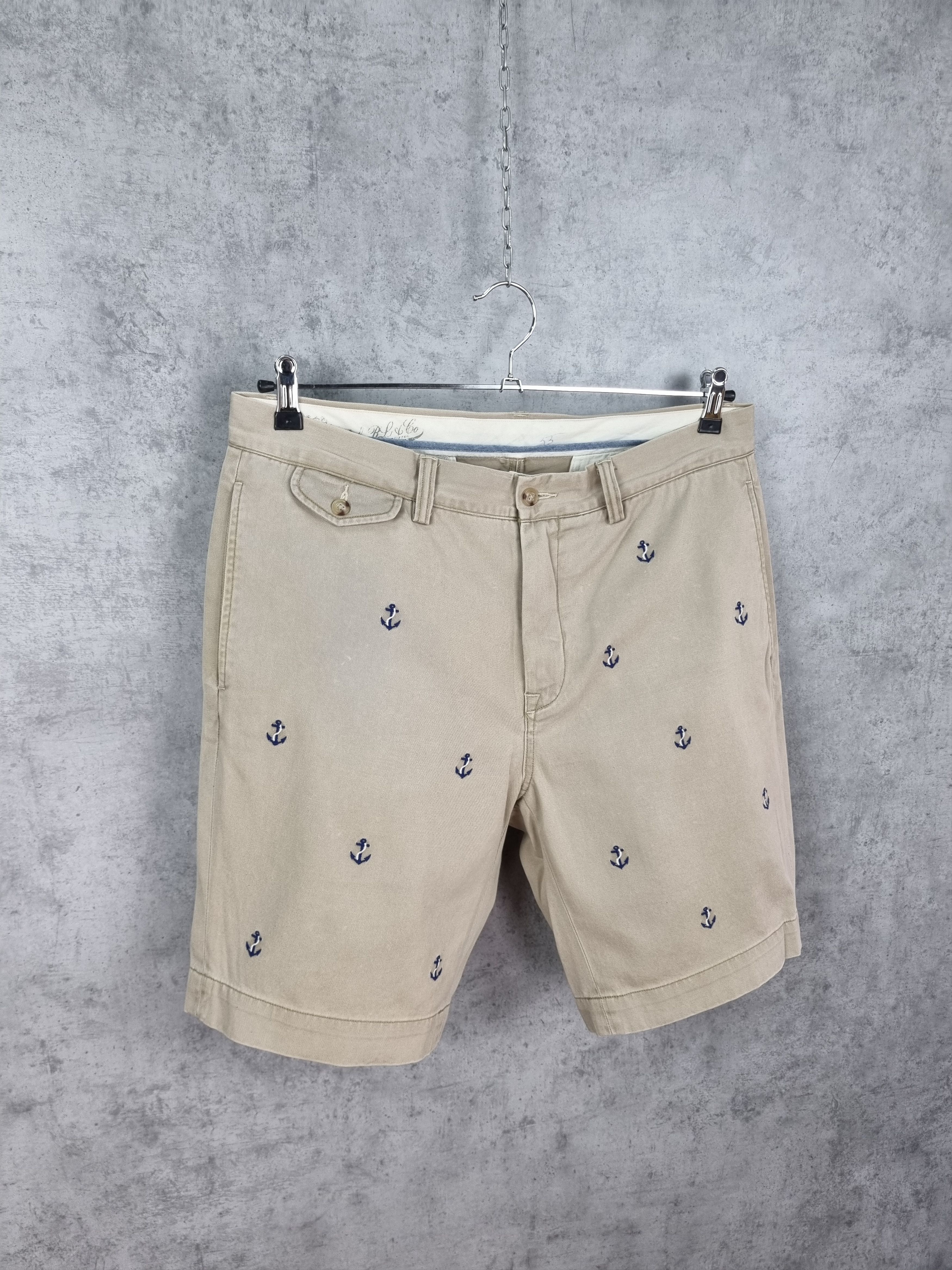 Polo Ralph Lauren × Ralph Lauren Ralph Lauren Anchors Embroidery Marina Summer Shorts Size US 34 / EU 50 - 4 Thumbnail