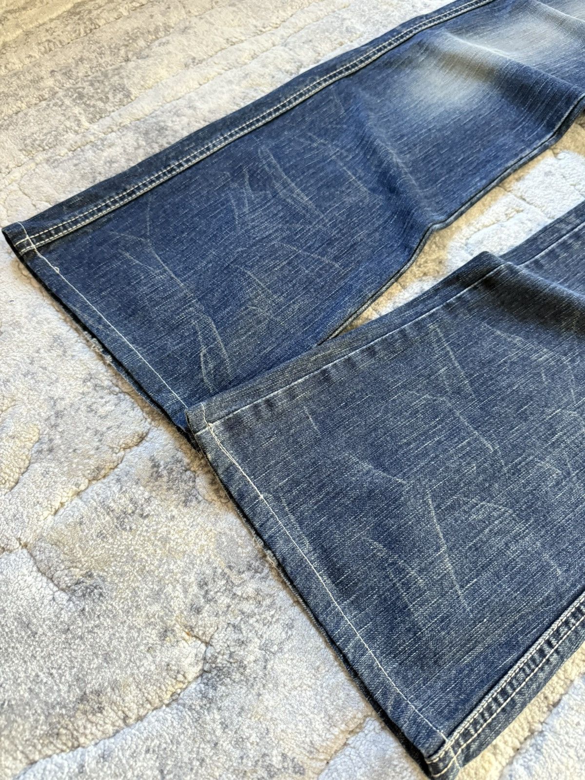 Le Grande Bleu (L.G.B.) Edwin 503 Japan Edition Flared Buckle Back Flared Jeans Size US 28 / EU 44 - 8 Thumbnail