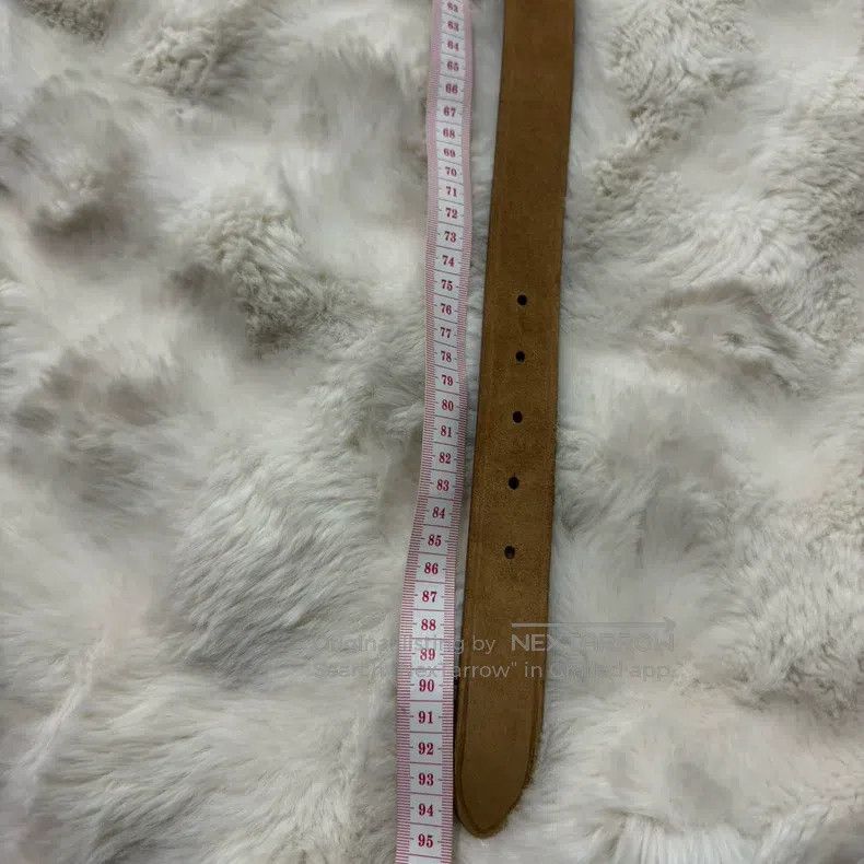 Saint Laurent Paris Saint Laurent Paris size 80 Golden Embossed Logo Belt Size ONE SIZE - 9 Thumbnail