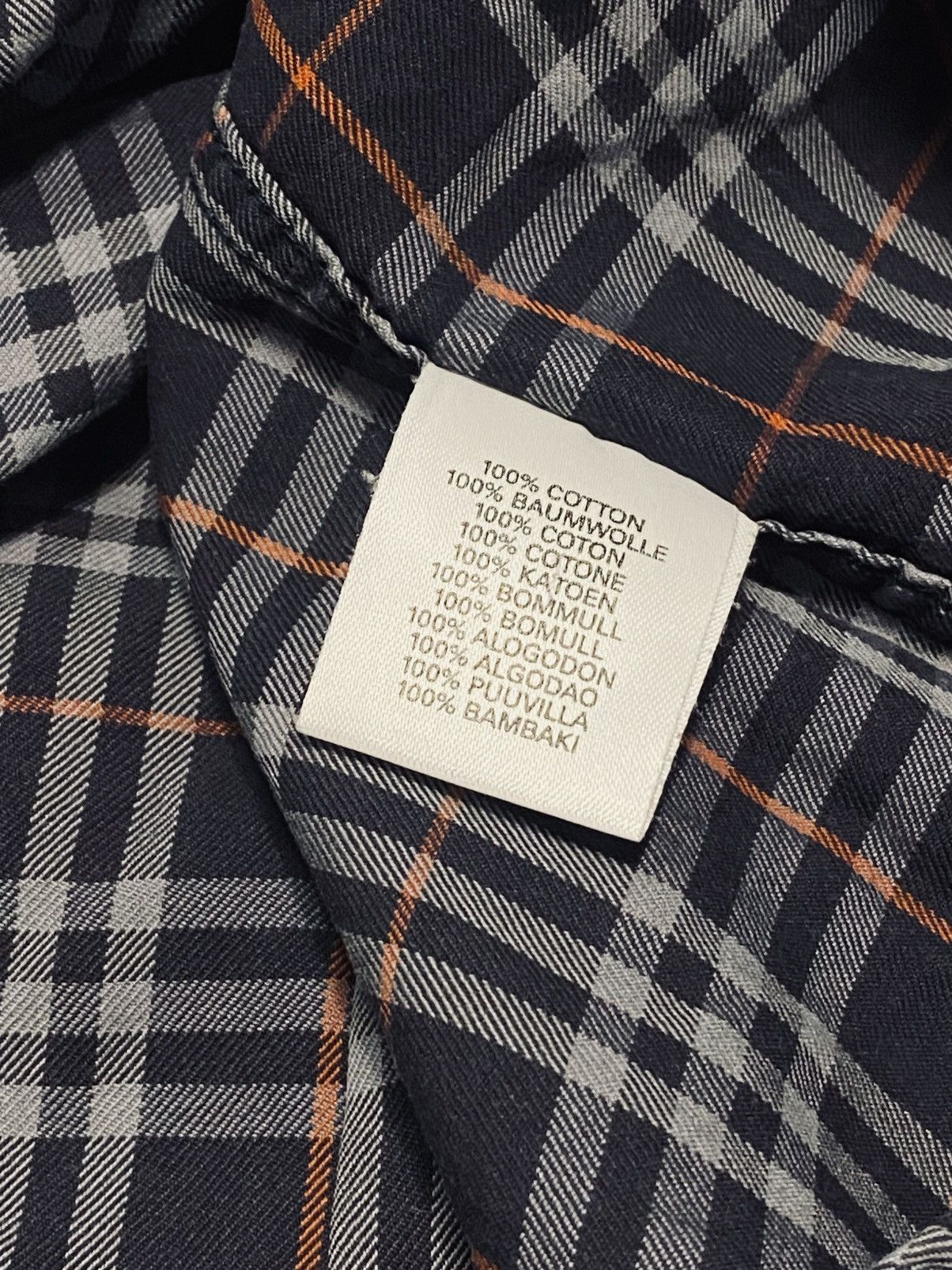 Burberry Burberry Checked Shirt Plaid Button Downs Navy Vintage Nova Size US S / EU 44-46 / 1 - 4 Thumbnail