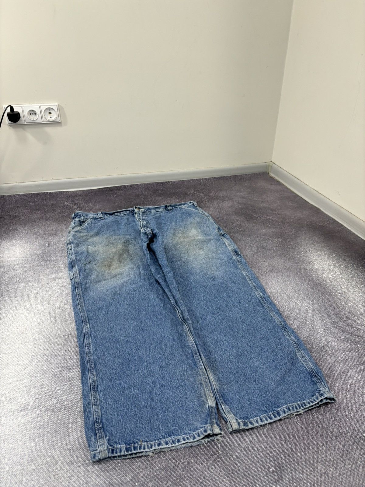 Carhartt Vintage Carhartt Loose Original Fit Blue Baggy Denim Jeans Size US 42 / EU 58 - 9 Thumbnail
