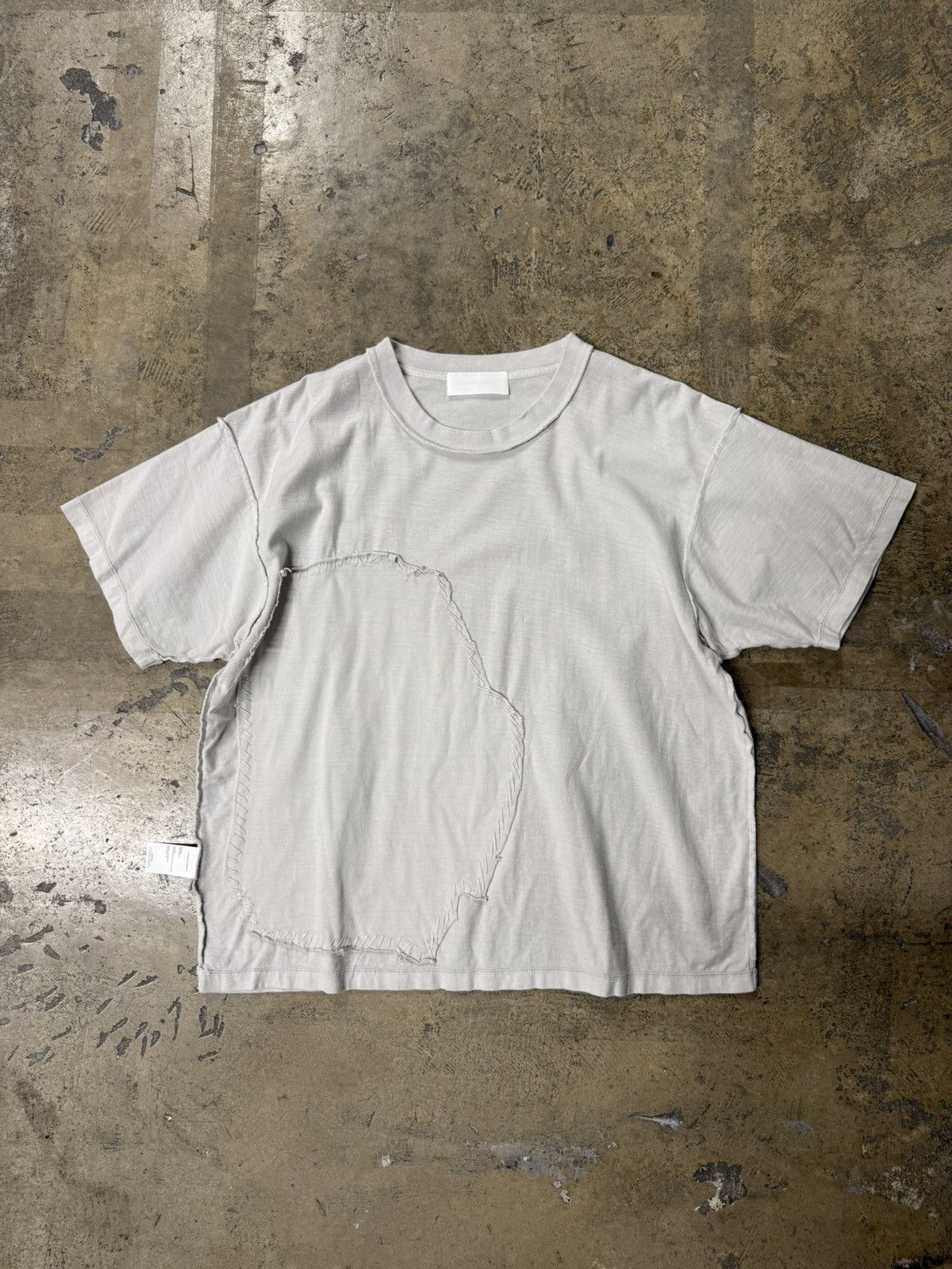 ALEXANDER DIGENOVA Alexander Digenova Grey Scrap Tee Size US M / EU 48-50 / 2 - 1 Thumbnail