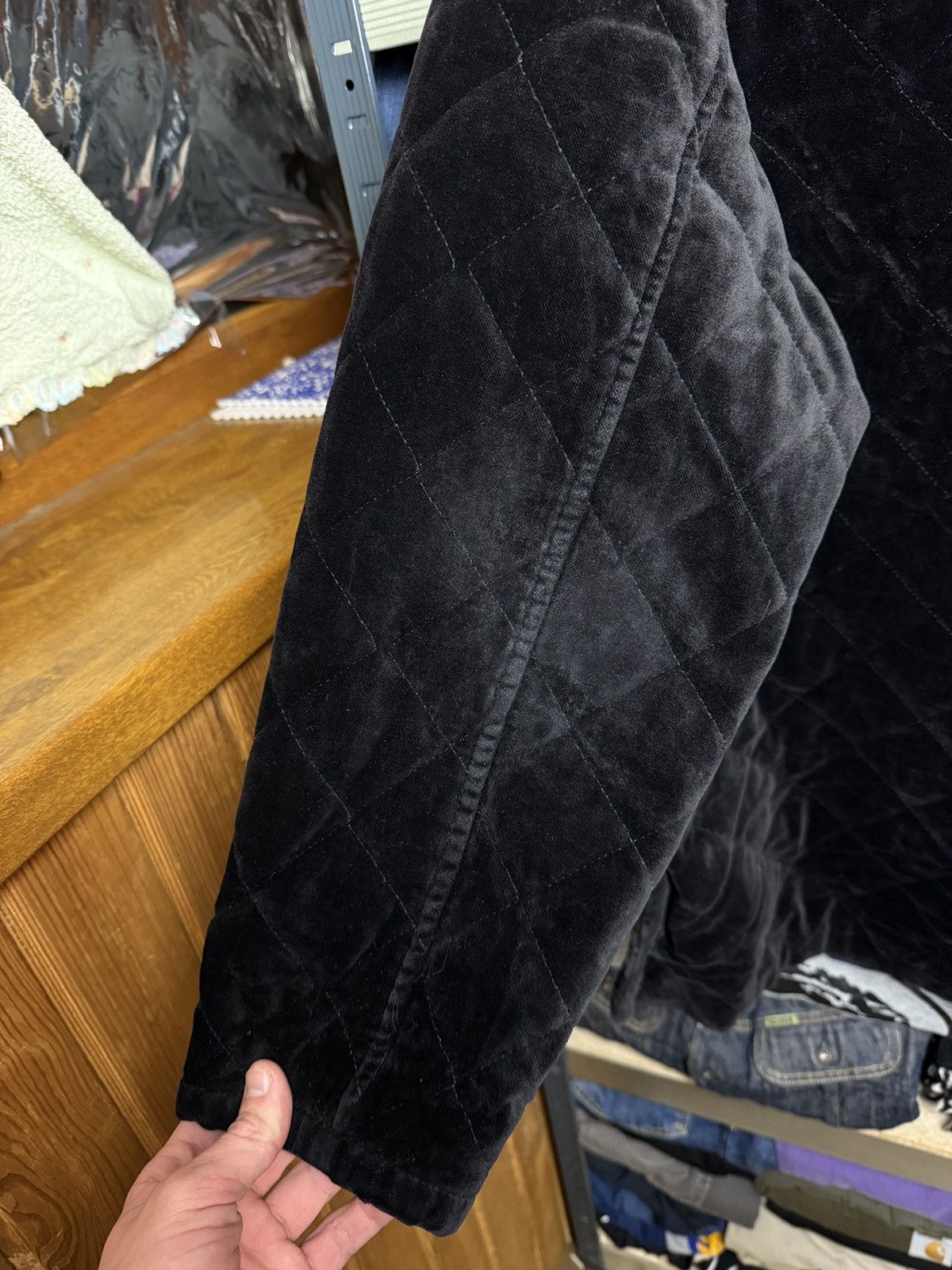 Burberry Burberrys Velvet Quilted Jacket Nova Check Size US L / EU 52-54 / 3 - 19 Thumbnail