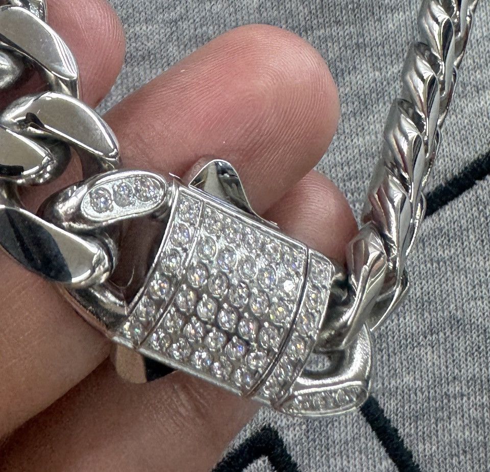 Other Cuban Link Chain with Pave Lock #bling #luxury Size ONE SIZE - 6 Thumbnail