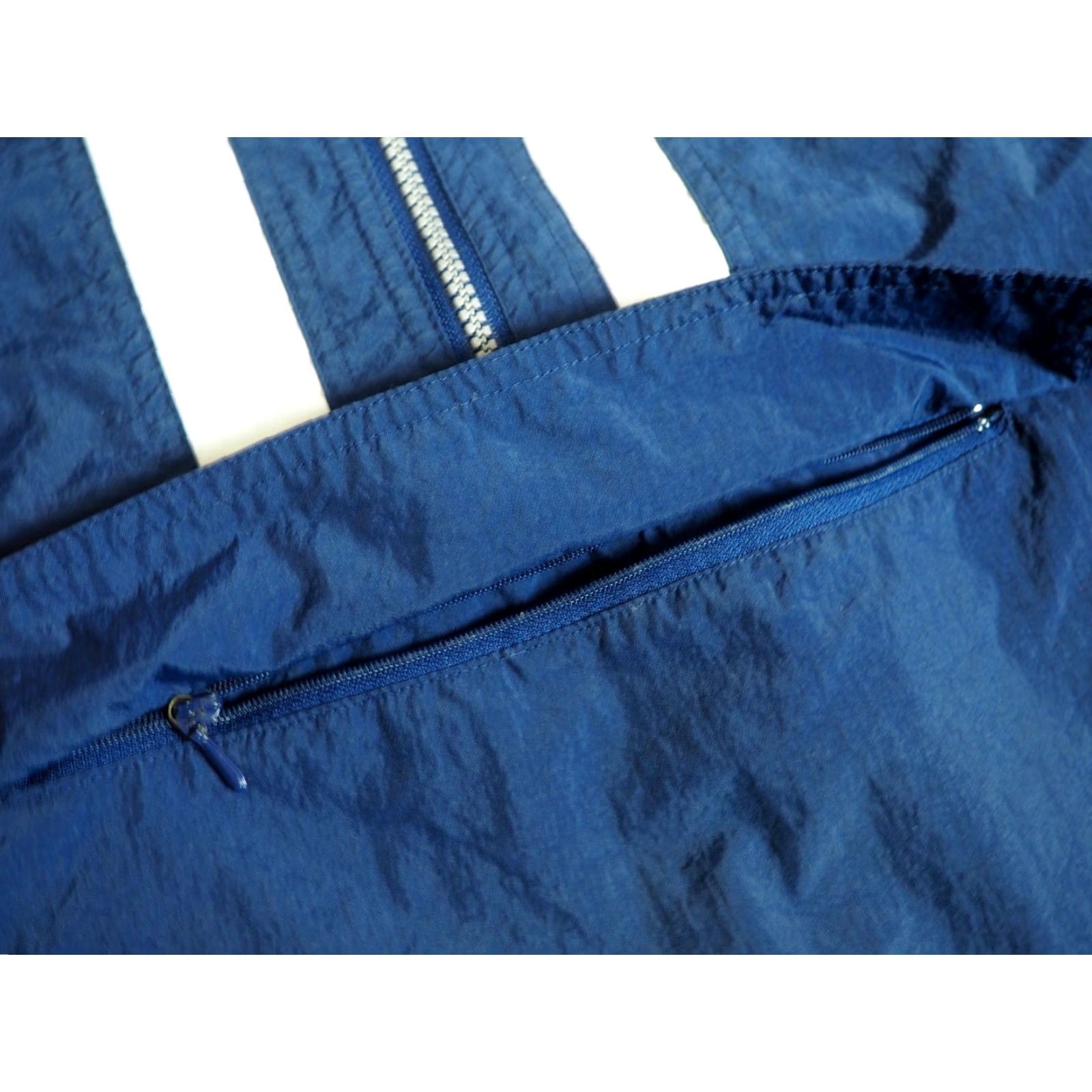 Nike VTG Nike Windbreaker Jacket Navy Swoosh 1/2 Zip Nylon Mens L Blue 90s Windbreaker Logo Jacket, 90s Theme, Regular Fit Size US L / EU 52-54 / 3 - 7 Thumbnail