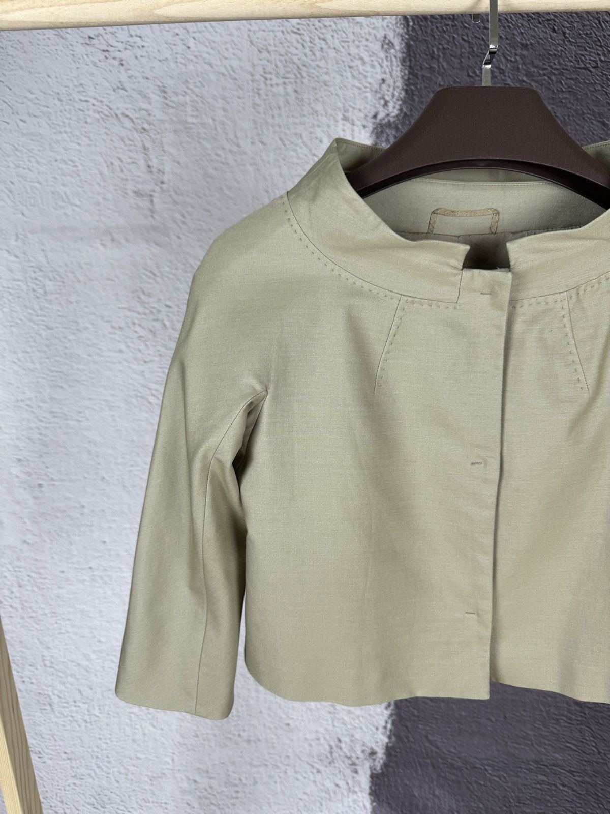 Max Mara Max Mara Studio red label cotton silk short jacket Size M / US 6-8 / IT 42-44 - 2 Thumbnail