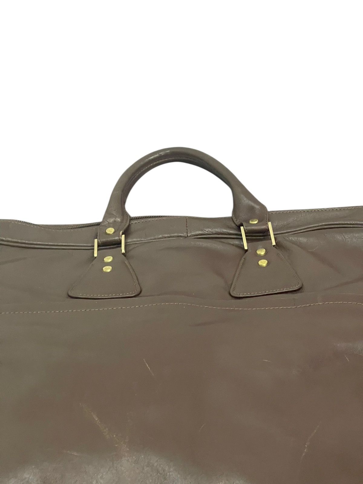Porter Full Leather Vtg 90s Porter Japan Travel Bag 2🟩1 Size ONE SIZE - 15 Thumbnail