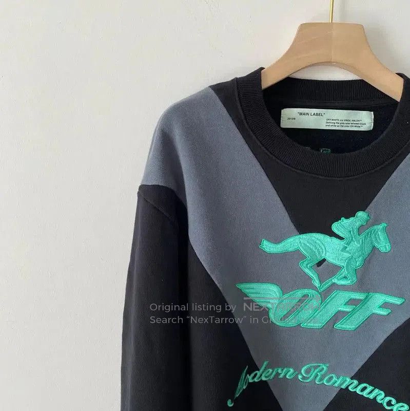 Off-White Off-White Modern Romance Long Sleeve Sweatshirt . Size M / US 6-8 / IT 42-44 - 3 Thumbnail