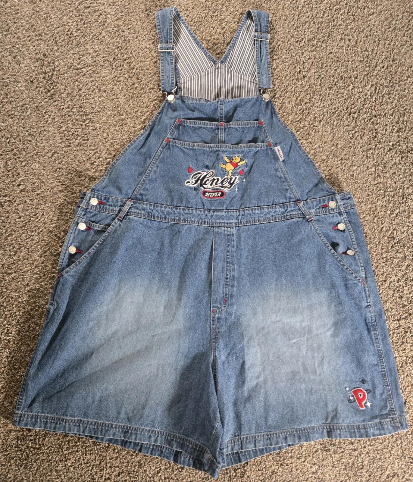 Disney Winnie The Poo "Honey Seeker" Main Street Disney Bib 26W/28W Size 42" / US 20 - 1 Thumbnail