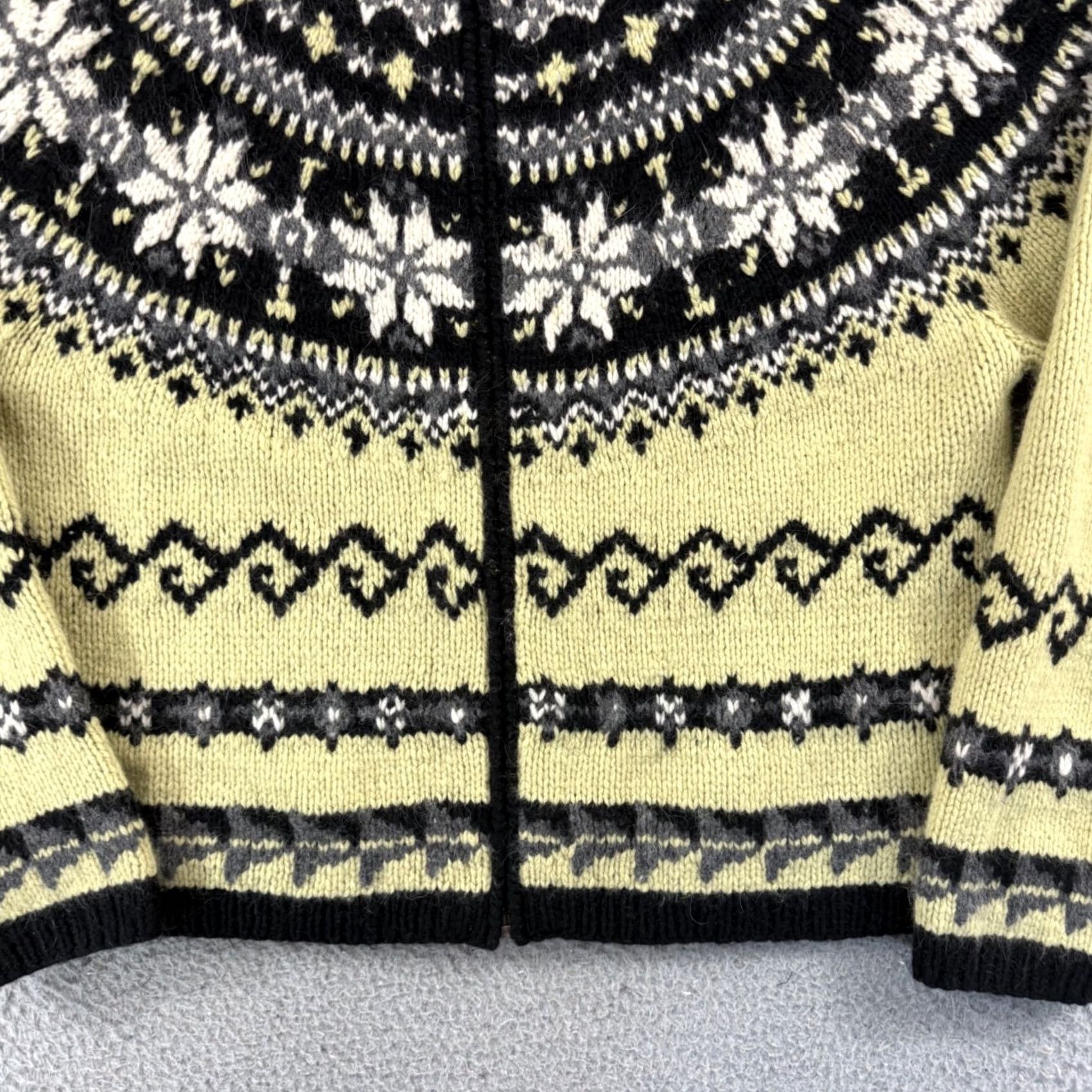 Vintage VINTAGE Icelandic Design Sweater Womens M Angora Lambswool Zip Nordic Outdoor Jeans? Size M / US 6-8 / IT 42-44 - 2 Thumbnail