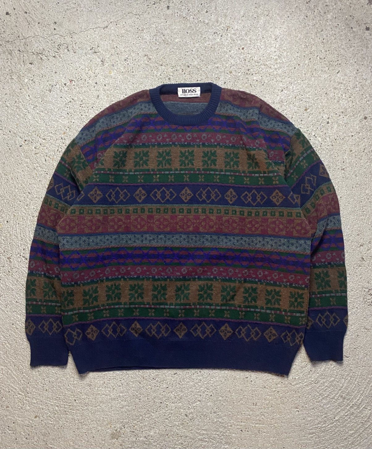 Hugo Boss Hugo boss vintage knitwear sweater italy grandpa retro Size US XL / EU 56 / 4 - 1 Thumbnail