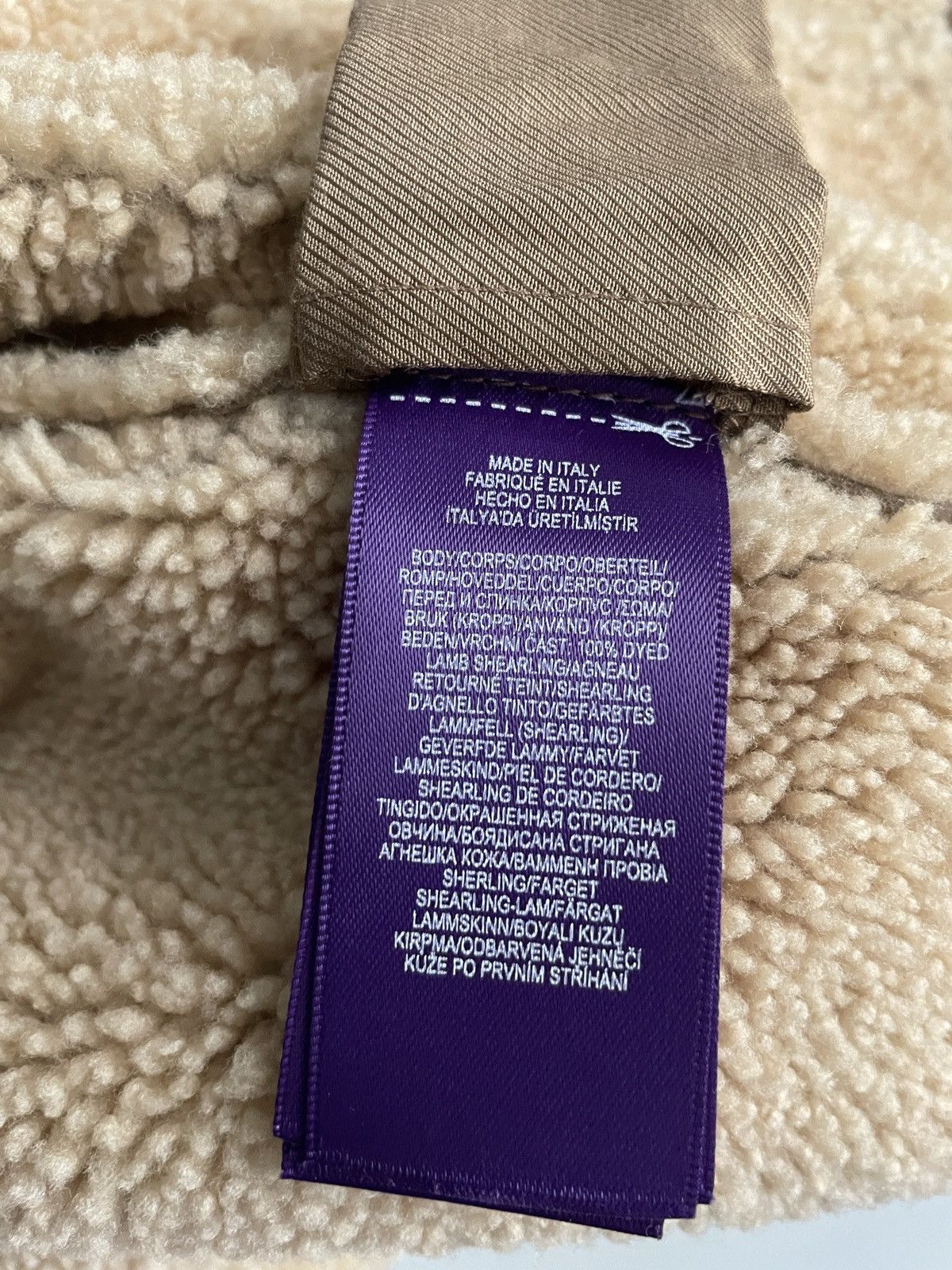 Ralph Lauren Purple Label Ralph Lauren Purple Label Clifton shearling trucker Size US S / EU 44-46 / 1 - 11 Thumbnail