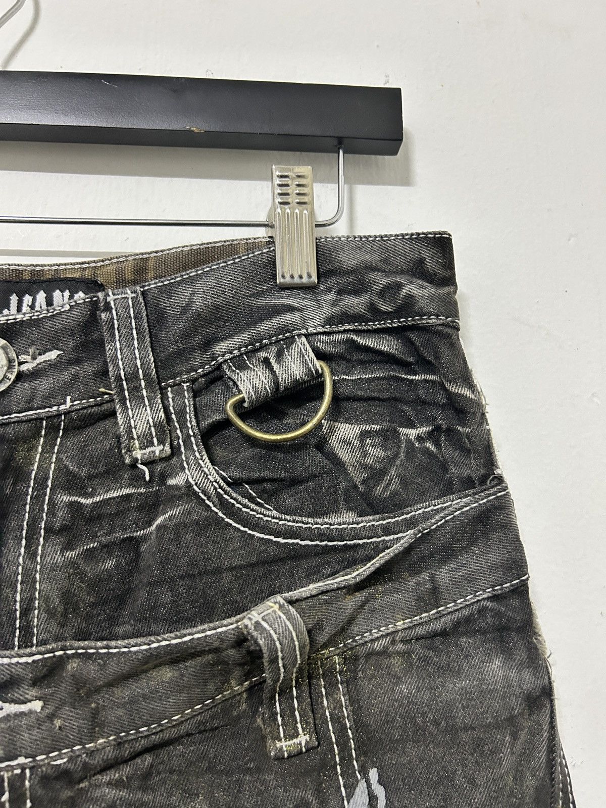 If Six Was Nine × Japanese Brand × Le Grande Bleu (L.G.B.) Vintage Japan Denim Cargo like PPFM Ifsixwasnine punk style Size US 31 - 9 Thumbnail