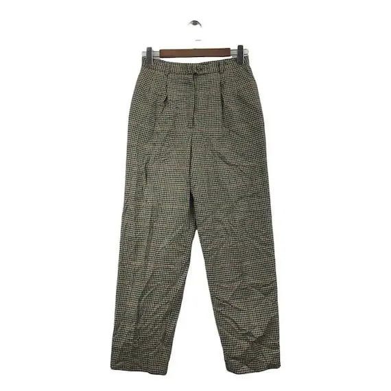 Burberry Vtg BURBERRY LONDON ENGLAND Plaid Checks Casual Pant Trouser Size 26" / US 2 / IT 38 - 2 Thumbnail