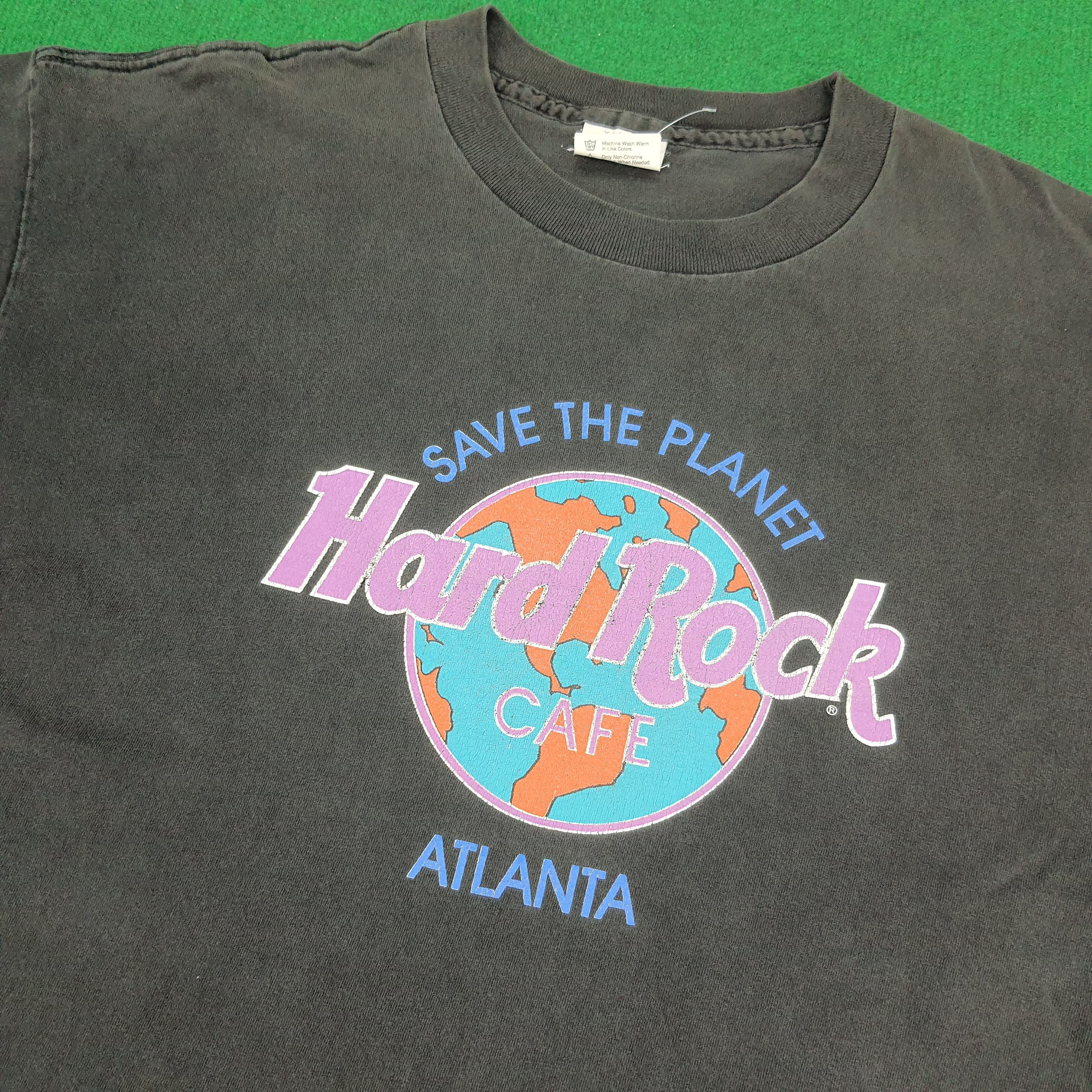 Hard Rock Cafe × Vintage Vintage Hard Rock Cafe Atlanta Tshirt Size US XL / EU 56 / 4 - 2 Thumbnail