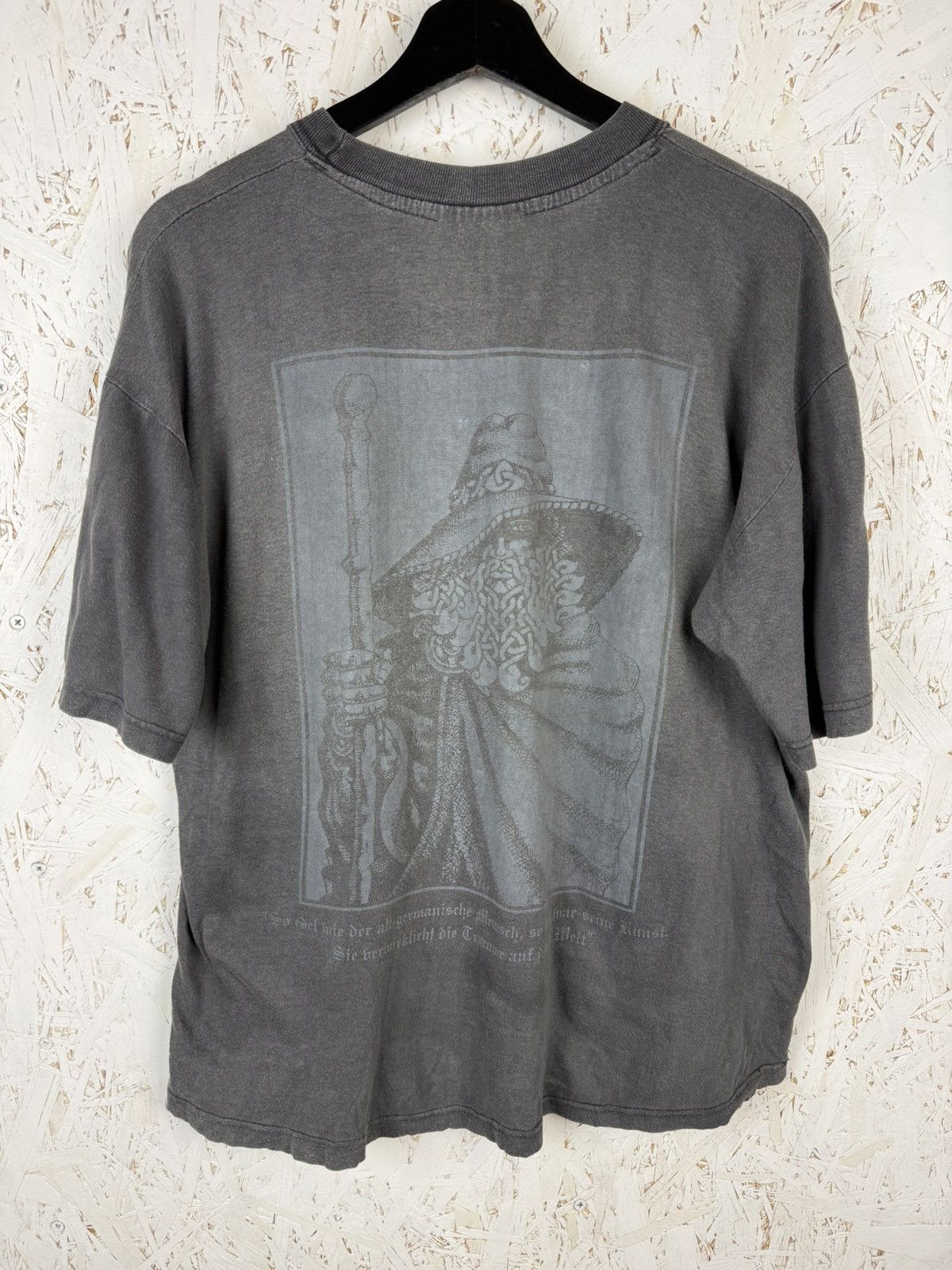Band Tees 90s Burzum Det Som Engang Var Black Metal T-Shirt Faded ~M Size US M / EU 48-50 / 2 - 6 Thumbnail