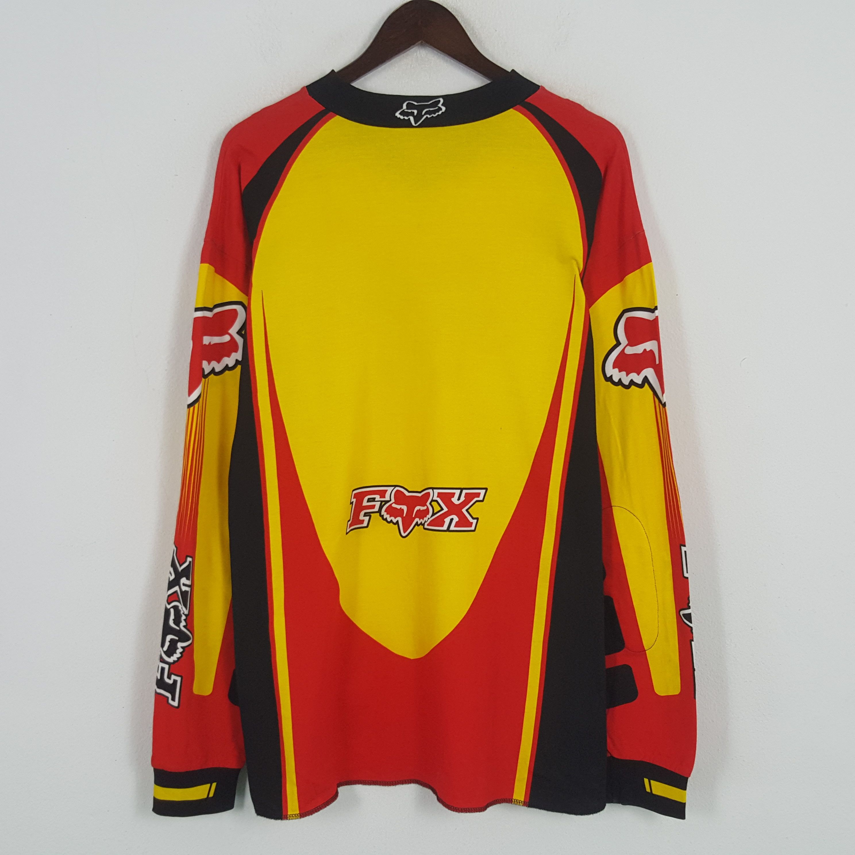 Fox Racing × Vintage Vintage Fox Racing Sport Motocross Tshirt Size US L / EU 52-54 / 3 - 3 Thumbnail