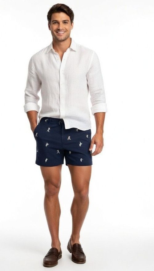 Polo Ralph Lauren Polo Ralph Lauren Critter Embroidery Chino Shorts Size US 36 / EU 52 - 2 Thumbnail