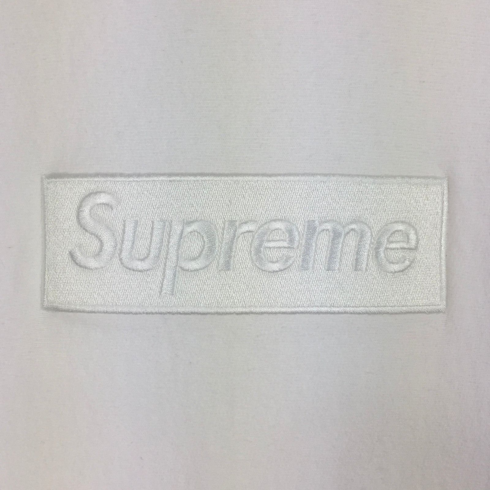 Supreme 2014 Supreme White Tonal Box Logo Hoodie Size US M / EU 48-50 / 2 - 3 Thumbnail