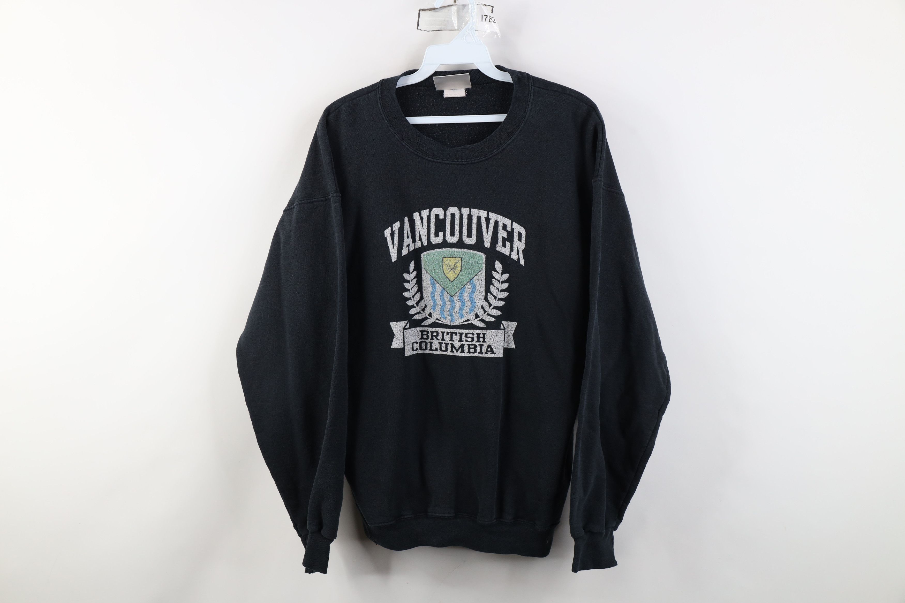 Vintage Vintage 90s Streetwear Vancouver British Columbia Sweatshirt Size US M / EU 48-50 / 2 - 1 Thumbnail