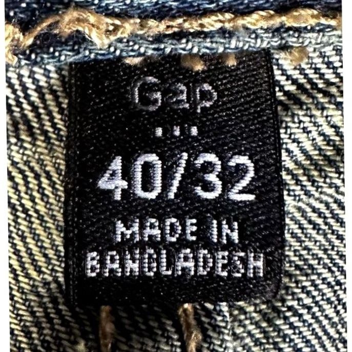 Gap Gap Jeans Men 40X32 Blue Distressed Straight Denim Pants Preppy 5 Pocket Jeans Regular Inseam 32 N/A Size US 40 / EU 56 - 3 Thumbnail