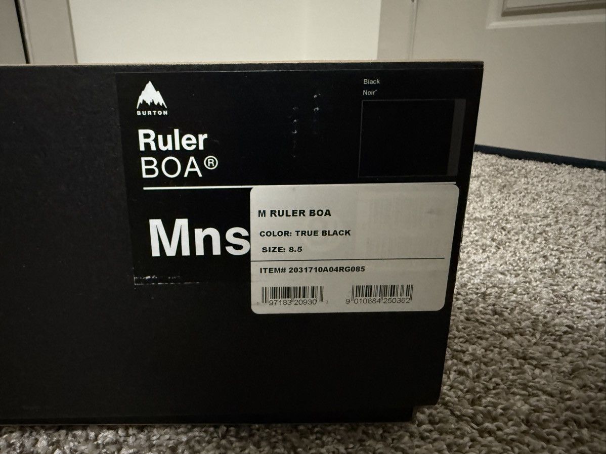 Burton Ruler BOA Snowboard Boots Sz 8.5