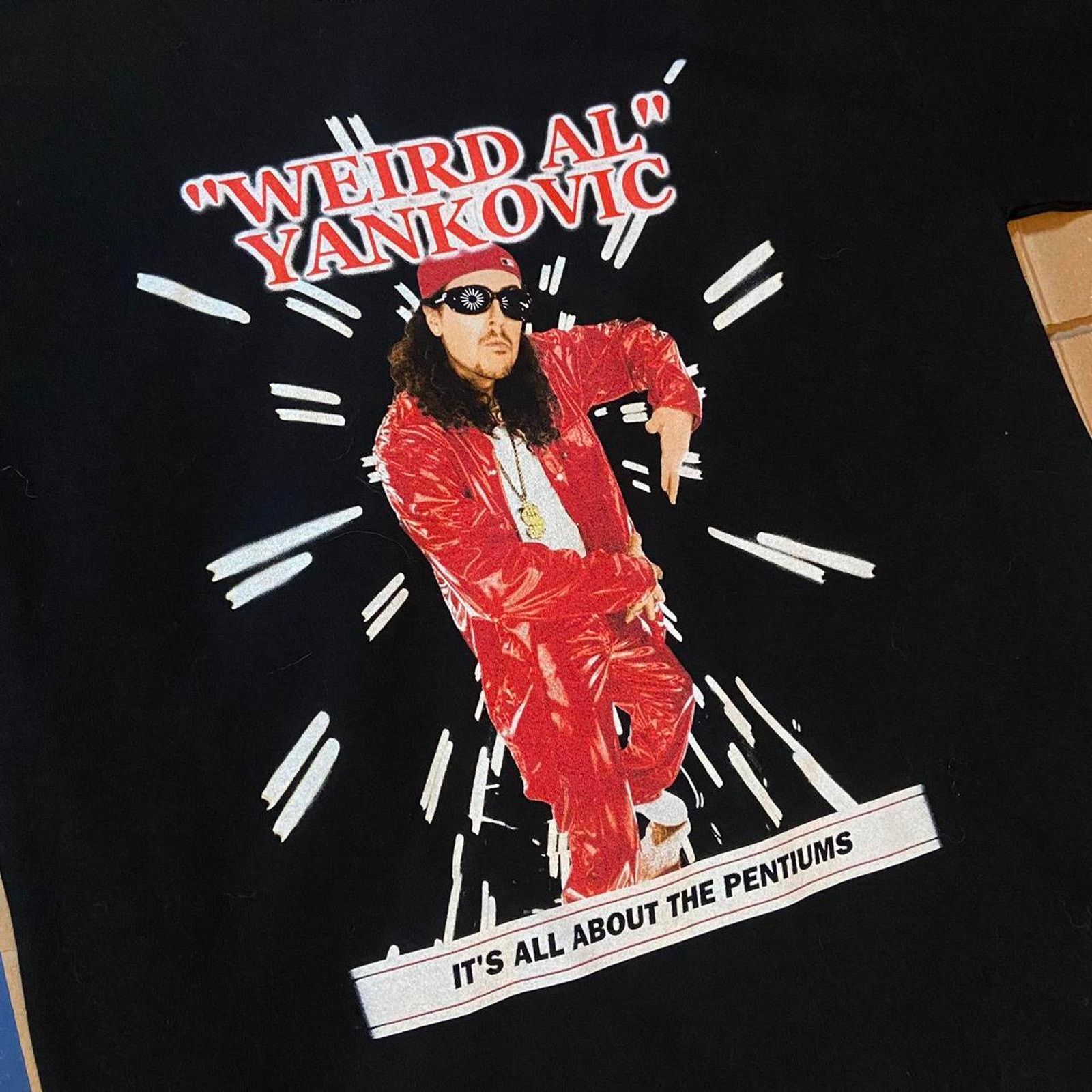 Gildan Weird al tee shirt gildan medium black inside Size US M / EU 48-50 / 2 - 2 Thumbnail