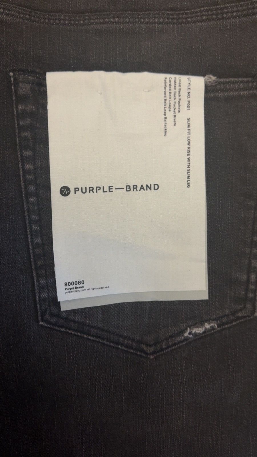 Purple Brand Purple Jeans (Style NO: P001) Size US 40 / EU 56 - 5 Thumbnail