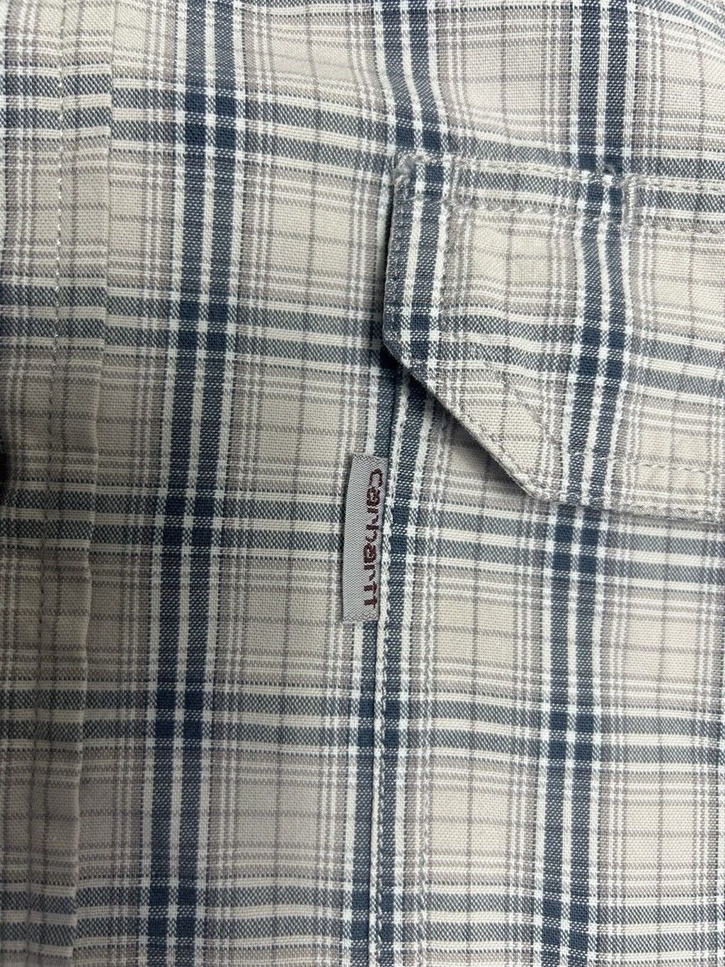 Carhartt Carhartt LG Plaid Button Down Short Sleeve Shirt Relaxed Size US L / EU 52-54 / 3 - 4 Thumbnail