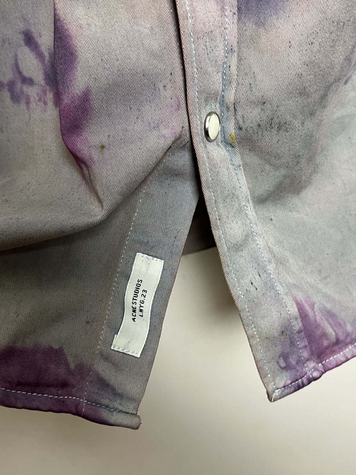 Acne Studios acne vintage travis flannel shirt tie dye y2k Size US M / EU 48-50 / 2 - 15 Thumbnail