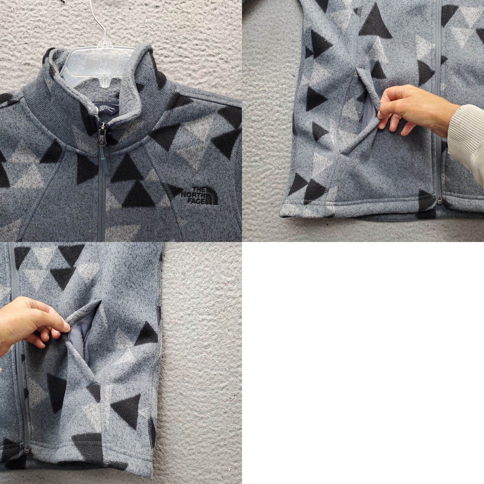 The North Face The North Face Crescent Jacket Womens M Multi Aztec Print Fleece Lined Full Zip Size M / US 6-8 / IT 42-44 - 8 Thumbnail