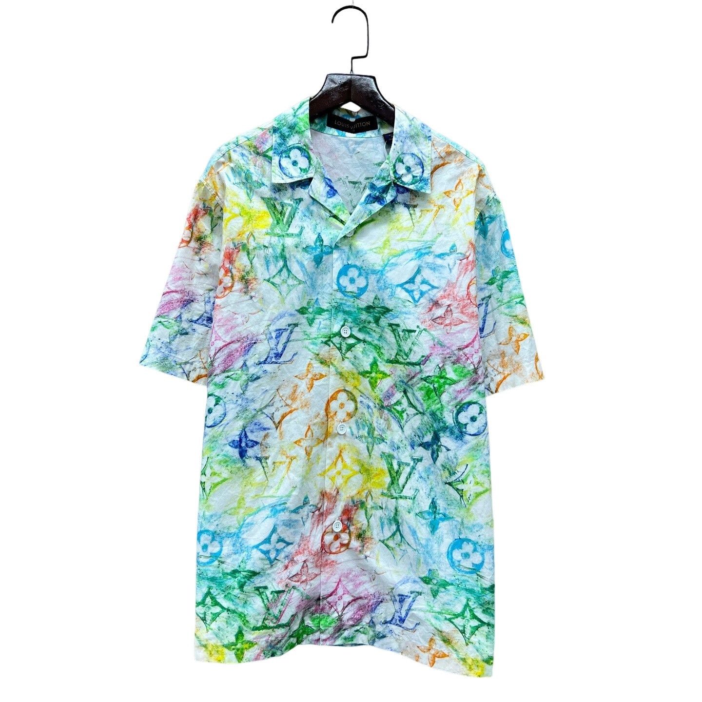 Louis Vuitton Louis Vuitton Watercolor Monogram Short Sleeve Shirt XS Size US XS / EU 42 / 0 - 1 Thumbnail