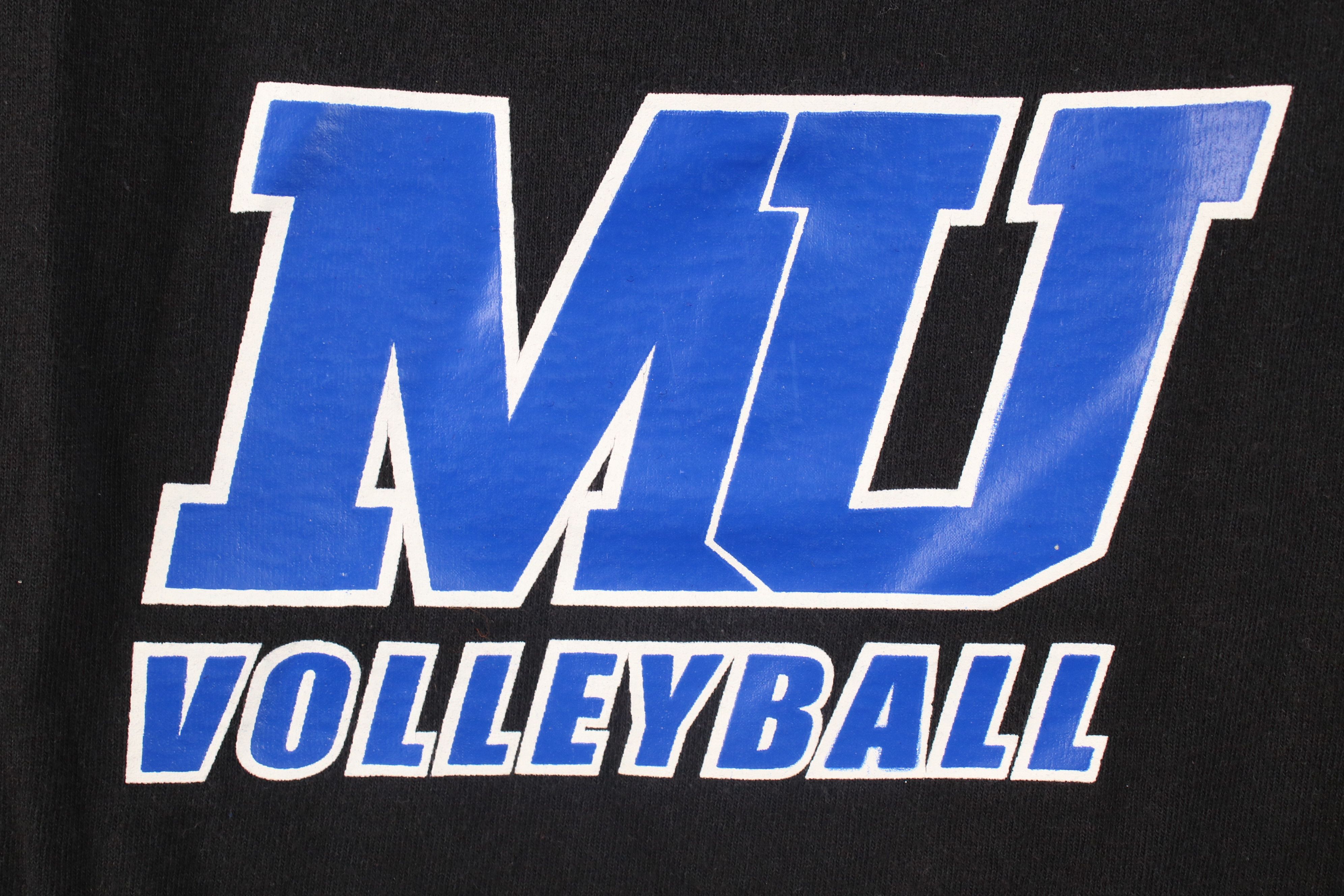 Adidas Vintage Adidas Madonna University Volleyball T-Shirt Black Size US L / EU 52-54 / 3 - 4 Thumbnail