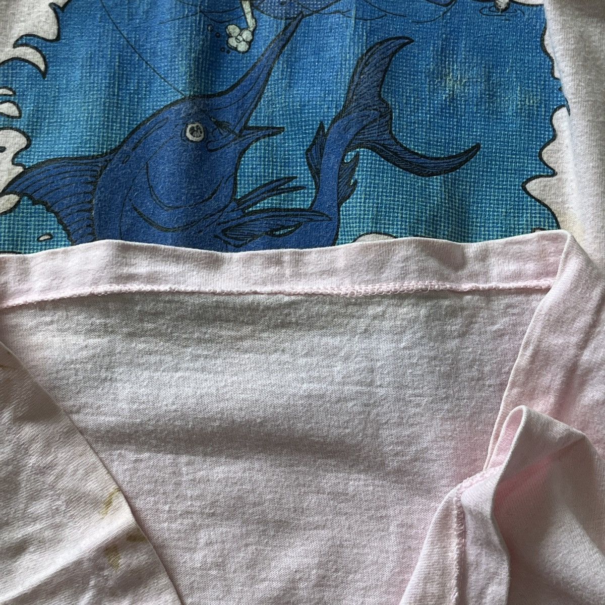 Hanes × Vintage Vintage 1980s Fish Guam Hanes Beefy Single Stitch TShirt Size US S / EU 44-46 / 1 - 18 Thumbnail