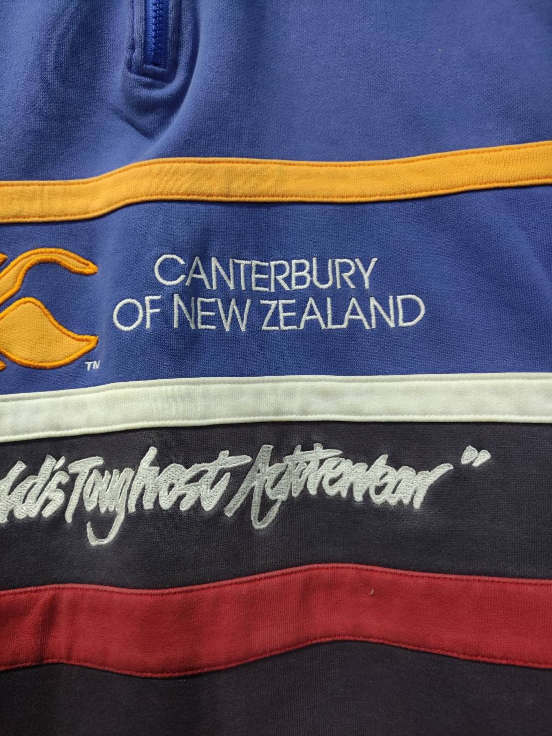 Canterbury of New Zealand Vtg 90's Canterbury of New Zealand Rugby Jersey Size US L / EU 52-54 / 3 - 4 Thumbnail