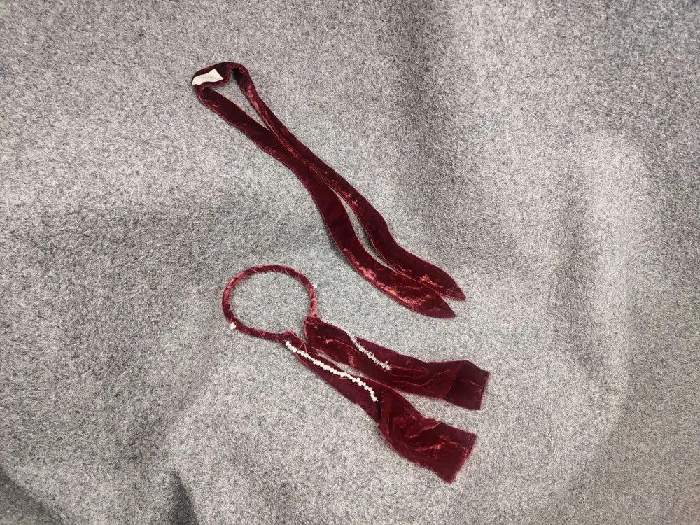 Japanese Brand Peng Tai Silk Hair band tie velvet Accessories Collection Size ONE SIZE - 1 Thumbnail