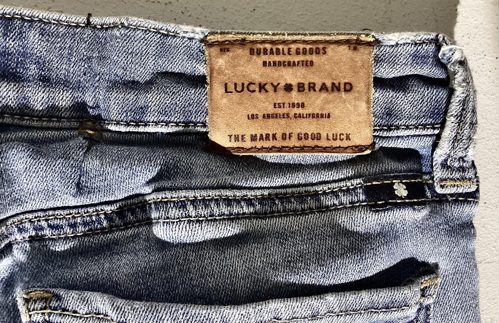 Lucky Brand Lucky Brand Distressed Boot Cut Jeans Women's Size 4/27 Size 27" / US 4 / IT 40 - 3 Thumbnail