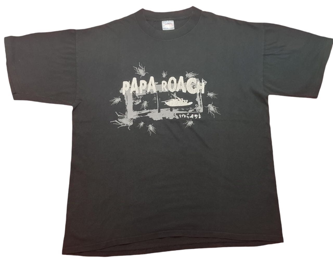 Band Tees × Vintage Vintage 00’s Papa Roach Size US XL / EU 56 / 4 - 1 Thumbnail
